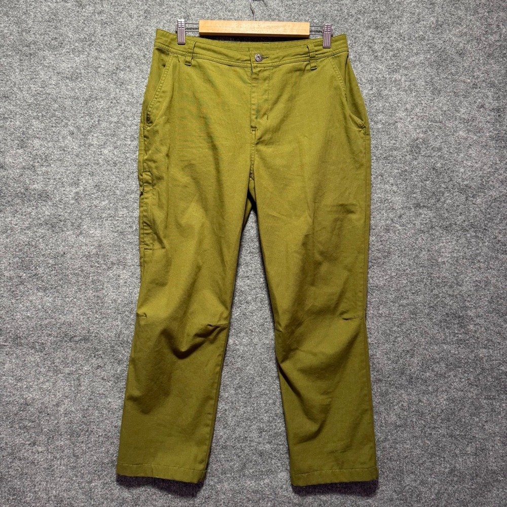 The North Face Pants Mens 30 Short Olive Green Cotton Stretch Motion Hiking